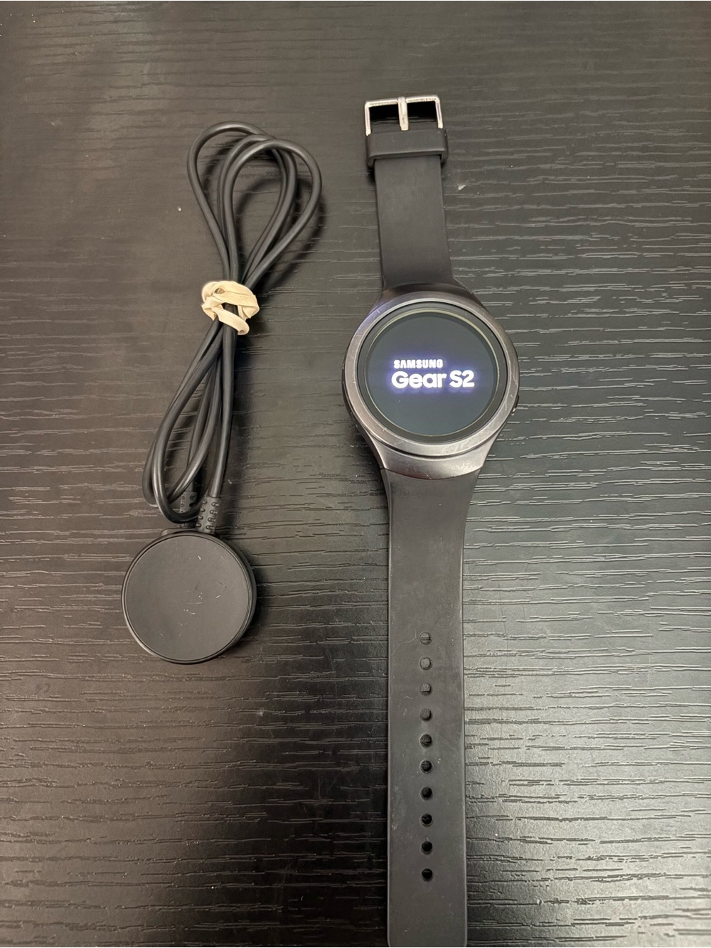 Samsung Galaxy Gear S2 SM-R720 Smart Watch Dark Grey works short battery life